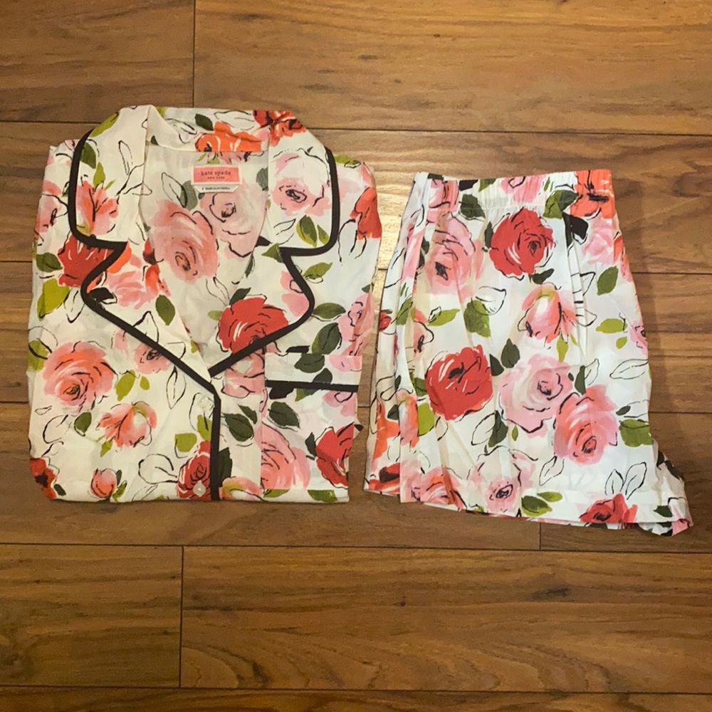 Kate spade floral pajama set